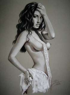 Sly | Sly - Original drawing in colour - Nude women - Size: 31 x 42 cm. - (2023) | Catawiki