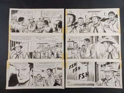 Letteri, Nizzi - 2 Original page - Tex - La Miniera del Terrore - 1988 | Catawiki