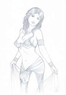 Paturaud. Illustration originale danseuse | BDEnchères