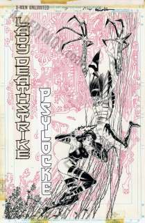 Michael Golden - x-men unlimited issue 7 page pin up