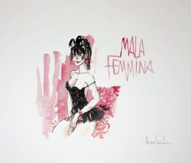 Pratt, Hugo - 1 Offset Print - Corto Maltese - Mala Femmina | Catawiki