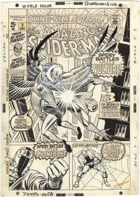 John Romita Jr. | King-Size Annual Spider-Man #7 Cover | Nostalgic Investments