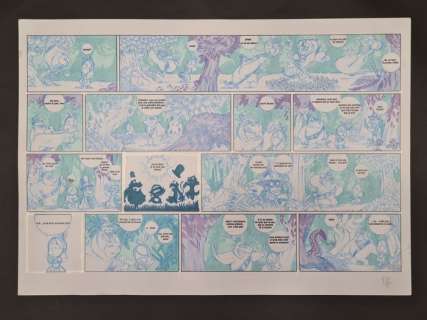 Kéramidas, Nicolas - 1 Original preliminary page - Alice au pays des singes T1 - 2011 | Catawiki