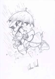 Valerio Held - 1 Original preliminary drawing - Topolino, Uncle Scrooge | Catawiki