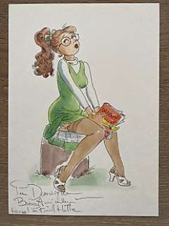 Hitte, Patrick - 1 Original colour drawing - Hommage à Franquin - 2020 | Catawiki