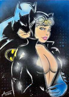Alvin Silvrants (1979) - Batman with Catwoman | Catawiki