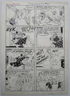 Studio Chic Young - Original Page - Dagwood (Blondie) - Dry Cleaned - 1 Page originale - 1956 | Catawiki