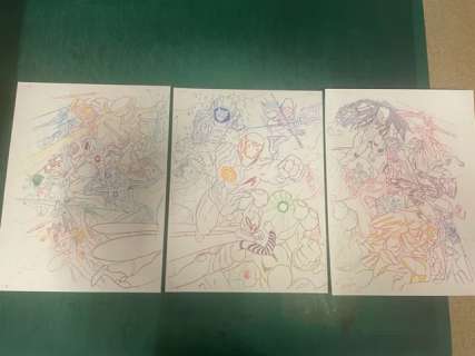 Continue shopping - WE LIVE AGE OF THE PALLADIONS #1 INAKI MIRANDA GATEFOLD ORIGINAL COVER ART