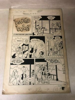 Rod Cameron #6 original comic art BRONKO BETSY HUMOR WESTERN hair raising 1950 | eBay US (Buy It Now)