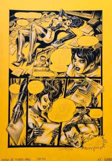 Nik Guerra - 1 Original colour page - Il Giallo del fumetto Nero - “Magenta” tavola 49 - 2023 | Catawiki