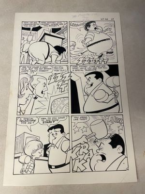 ABBOTT and COSTELLO #12 original comic art 1969 COLOR TV STORE FIGHT LITTLE BRAT | eBay US (Buy It Now)