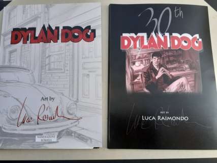 Raimondo, Luca - 2 Portefeuille - Dylan Dog - 30th anniversary - Cover nera + Cover grigia - 2016 | Catawiki
