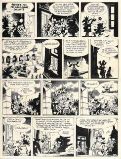 Macherot | Chlorophylle, planche n°3 Ã  l’encre de Chine de… | Millon