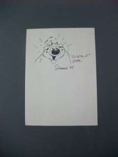 Dupa | Cubitus Dessin original , Cubitus heureux, encre sur papier, 15 | Geneva Auctions