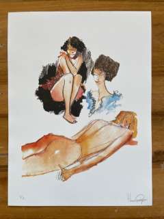 Hugo Pratt P.A. - "Donatella" - 1 Imprimer - EO - 1986 | Catawiki