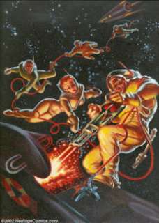 Kelly Freas - Original Cover Recreation for Planet Stories (ca. 1996). Kelly Freas only did a handful of covers -