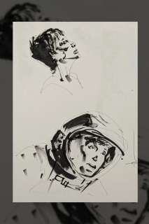Jock | GRAVITY - Original ink character studies - Mondo (1) | Art of Jock