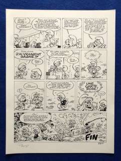 Peyo - 1 Offset Print - Les Schtroumpfs - Les Schtroumpfs olympiques - 1979 | Catawiki