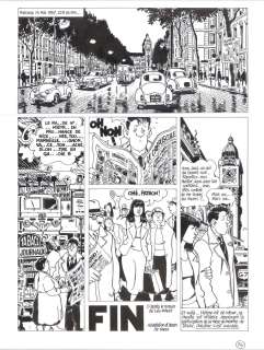 Tardi - Nestor Burma, planche n°76 Ã  l‘encre de Chine…