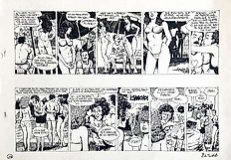 Horacio Altuna - 1 Original page - Loco Chavez