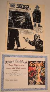 ORIGINAL P/I COMIC ILLUS. THE SPIDER | EstateOfMind