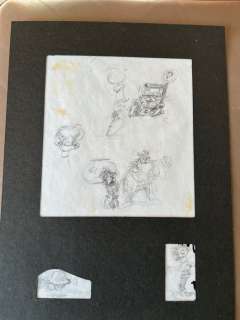 Franquin, André - 3 Original preliminary drawing + certificate - Gaston | Catawiki