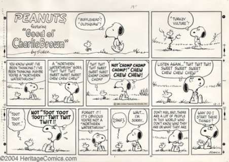 Charles Schulz - Original Comic Strip Art for Peanuts Sunday dated 12-7-80 (United Features Syndicate, 1980). - | Heritage