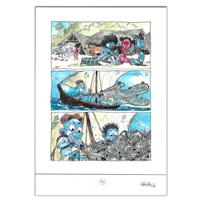 Gregory Panaccione | Petit Bonhomme - Page originale 156 | Achetez de l’Art