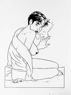 Baldazzini, Roberto - 1 Original drawing - Chiara Rosenberg / “Chiara come Aura” | Catawiki