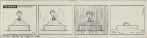 Charles Schulz - Peanuts Daily Comic Strip Original Art, dated 5-22-68 (United Features Syndicate, 1968). Just - | Heritage