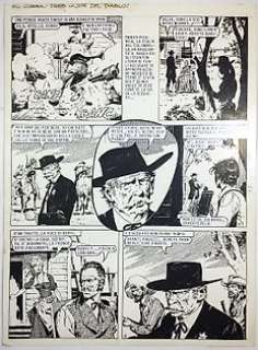 Repetto, Miguel Angel - Original comic art page  - El Cobra  - "Tres Hijos del Diablo"  - (1970)