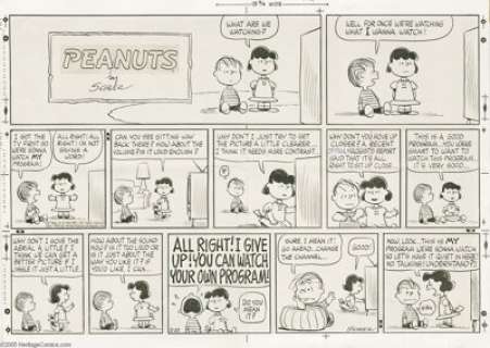 Charles Schulz - Peanuts Sunday Comic Strip Original Art, dated 2-25-62 (United Feature Syndicate, 1962). In this - | Heritage