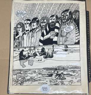 Guy PEELLEART (1934-2008). « Carashi ». Grande planche à l’encre… | misc / divers