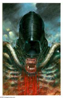 Arthur Suydam - Aliens: Genocide #1 Cover Original Art (Dark Horse, 1991). Few fantasy artists can successfully -