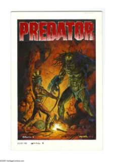 Gary Erskine and Colin MacNeil - Predator Cover Original Art (1992). Our favorite intergalactic rasta hunter -