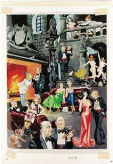 Ron Embleton - Oh, Wicked Wanda Splash Page Original Art (Penthouse, 1970s). This erotic splash page from Penthouse -