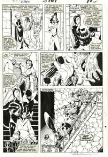Paul Smith and Bob Wiacek - The Uncanny X-Men #169, page 15 Original Art (Marvel, 1983). Storm, Nightcrawler, -