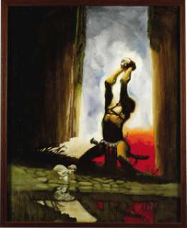 Jeff Jones - Conan Painting Original Art (undated).  Modern fantasy master Jeff Jones presents his own evocative - | Heritage