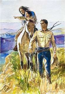 Vannini, Luca - 1 Original colour drawing - Tex | Catawiki