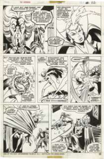 Sal Buscema and Joe Staton - The Avengers #134, page 22 Original Art (Marvel, 1975). Agatha Harkness mentors the -