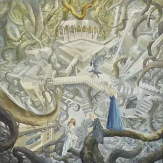 Alberto Varanda - Le paradis d‘Escher, peinture originale