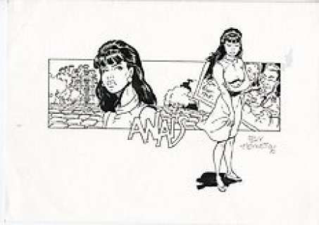 Meynet, Félix - 1 Original drawing - Double M - Une valse pour Anaïs - Anaïs - 1996 | Catawiki