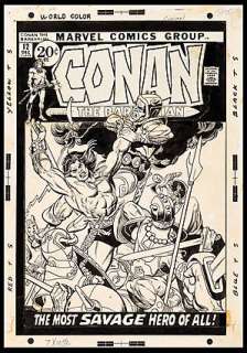 Kane, Gil - CONAN THE BARBARIAN (1970-93) #12 Cover