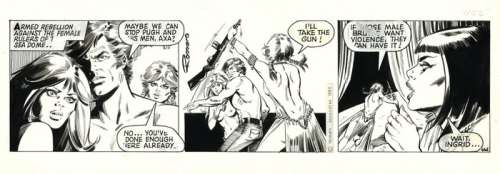 Enric Badia Romero - 1 Original page - Axa - strip #462 | Catawiki