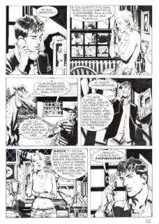 Bigliardo, Daniele - 1 Original page - Dylan Dog #316 - "Blacky" - 2012 | Catawiki
