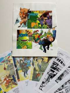 Bevia, Aurelio - 1 Original page - Ninja Turtles - TMNT - Signed Try Out page - 1991 | Catawiki