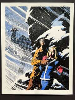 Yeates, Thomas - 1 Original cover - Comics Revue #287-288 - Secret Agent Corrigan (X-9) - Monster of the Mountain - 2010 | Catawiki