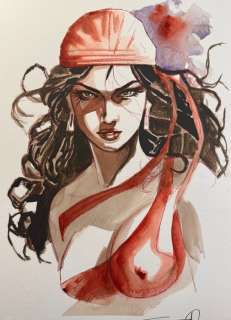 Candita, Giuseppe - 1 Original colour drawing - Elektra - 2024 | Catawiki