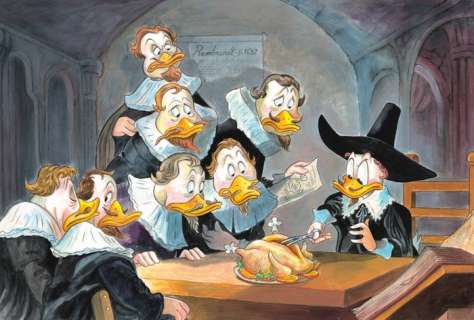 Tony Fernandez - Donald Duck & Friends Inspired By Rembrandt’s "The Anatomy Lesson" (1632) - 46 x 40 cm | Catawiki