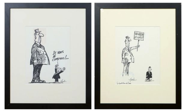 Lot 29 - HOVIV (René HOVIVIAN dit) (1929-2005) Je vous ai compris - 10 ans ça… | misc / divers